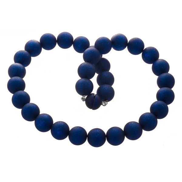 Polaris Perlenkette 16 mm blau